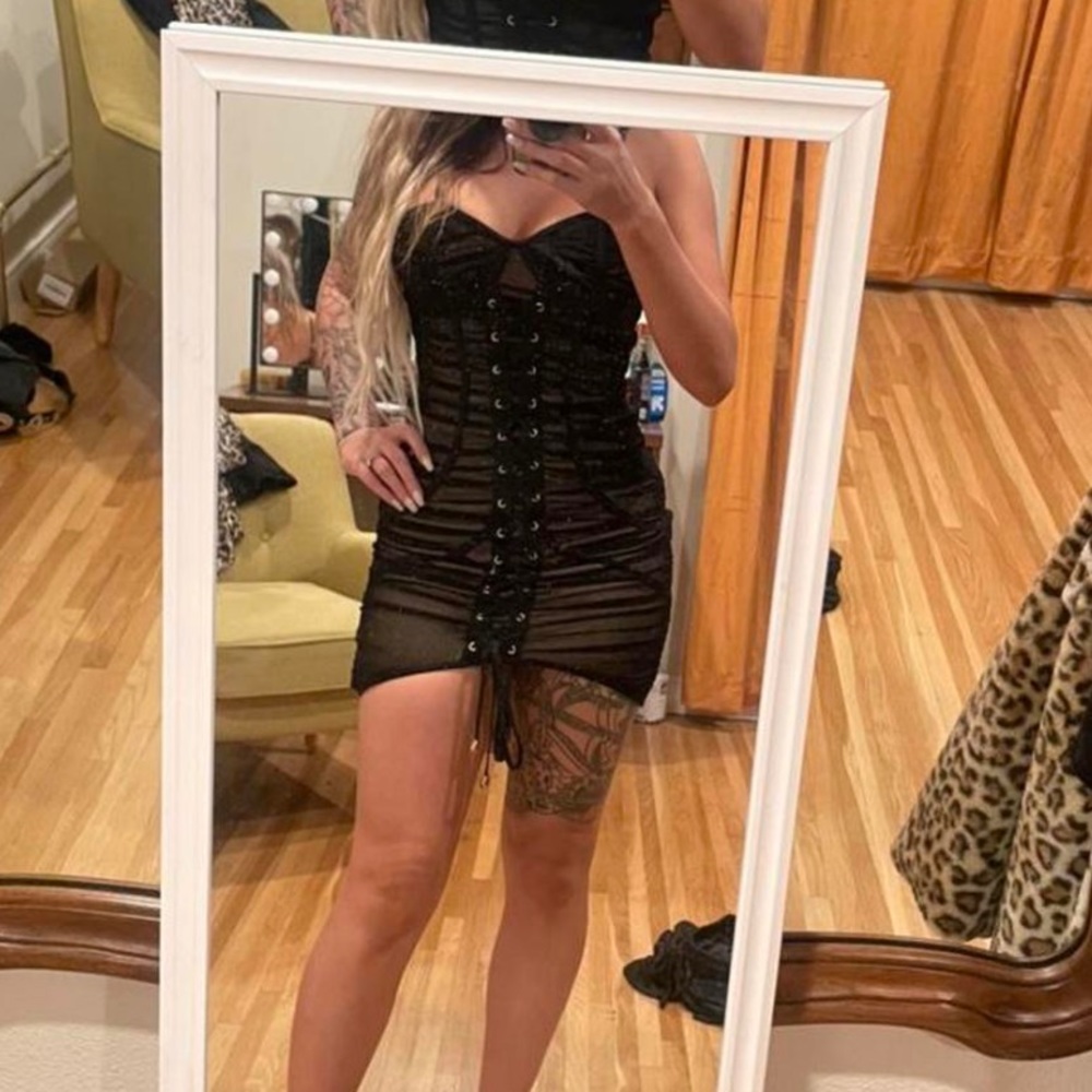 Fashion Nova corset dress